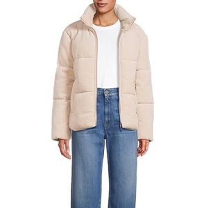 NWT • Sam Edleman • Chenille Corduroy Puffer Jacket •